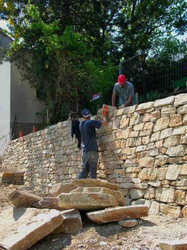 Stützbauer Trockenbauweise